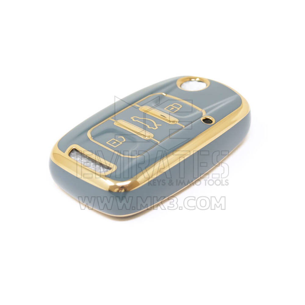 Nouveau couvercle Nano de haute qualité pour clé télécommande Wuling, 3 boutons, couleur grise, WL-A11J3 | Clés des Émirats