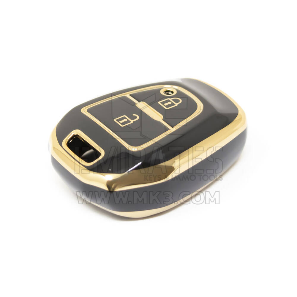 Новый Высококачественный Чехол Послепродажного Нано Для Дистанционного Ключа Isuzu 2 Кнопки Черный Цвет ISZ-A11J | Ключи Эмирейтс