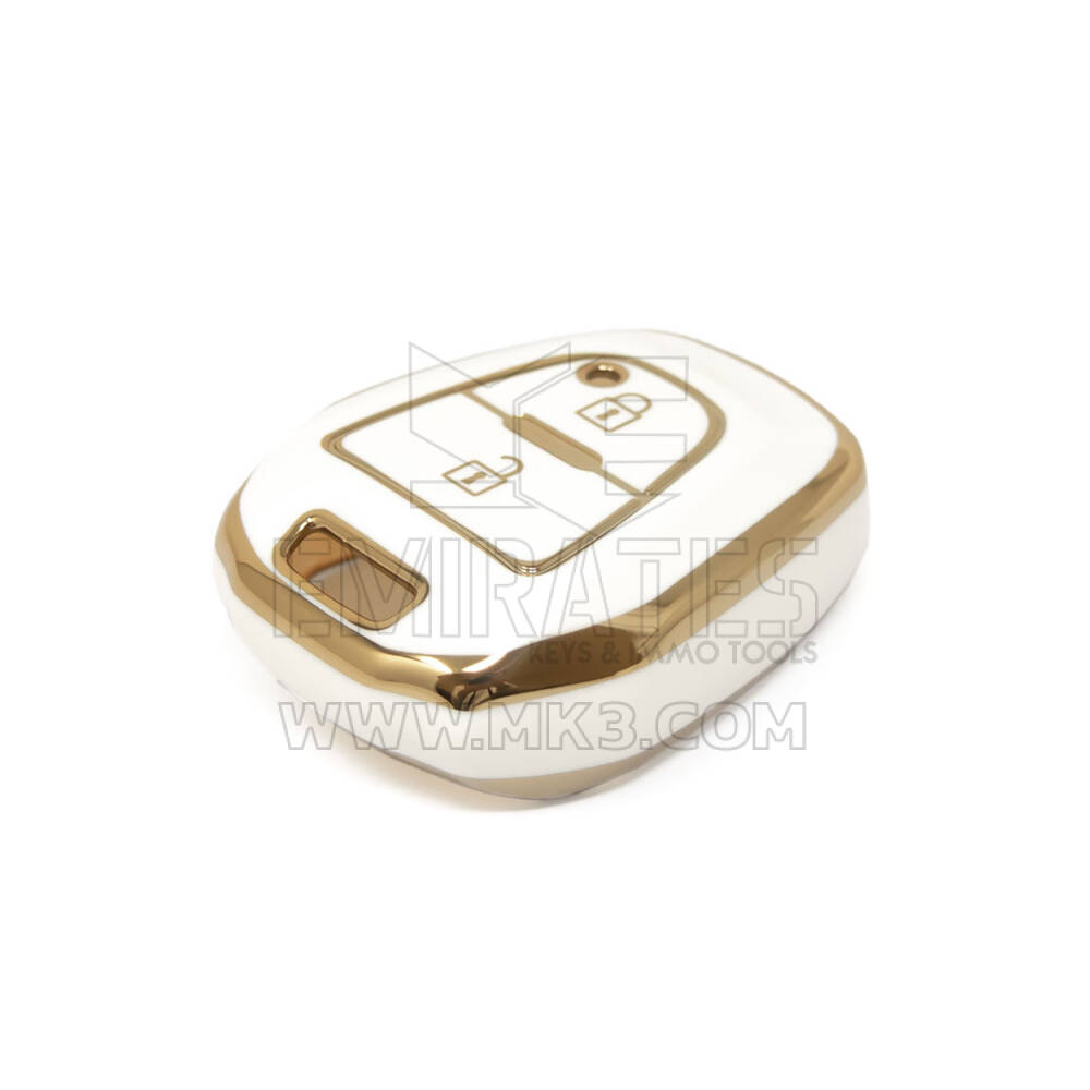 Nueva cubierta Nano de alta calidad del mercado de accesorios para llave remota Isuzu 2 botones Color blanco ISZ-A11J | Cayos de los Emiratos