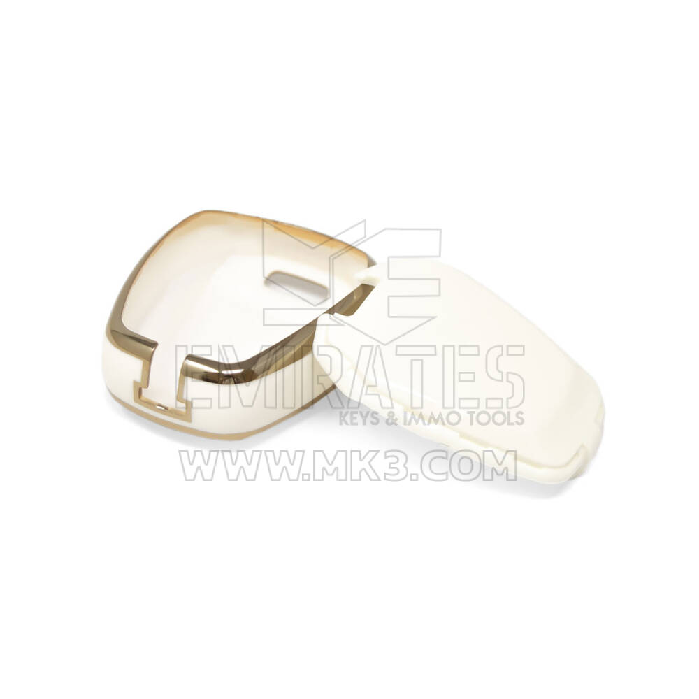 New Aftermarket Nano High Quality Cover For Isuzu Remote Key 2 Buttons White Color ISZ-A11J | Emirates Keys