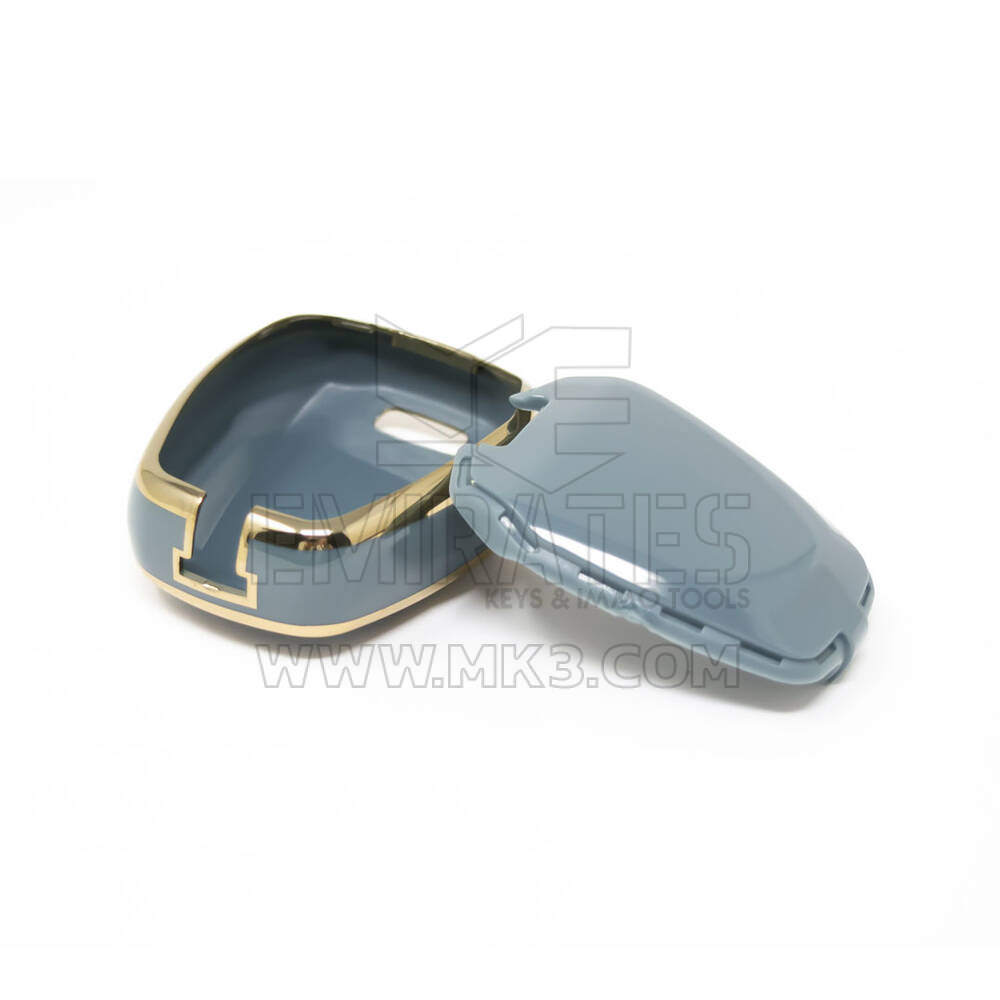 New Aftermarket Nano High Quality Cover For Isuzu Remote Key 2 Buttons Gray Color ISZ-A11J | Emirates Keys