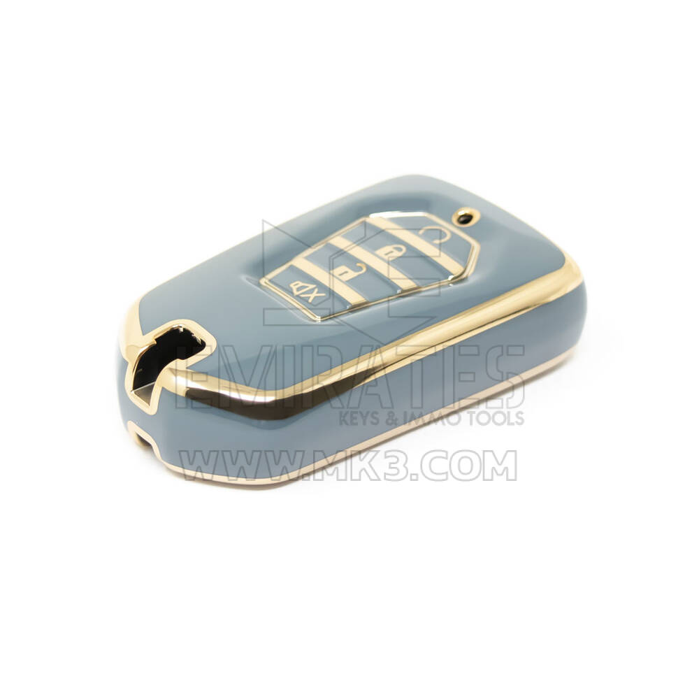 Nueva cubierta Nano de alta calidad del mercado de accesorios para llave remota Isuzu 4 botones Color gris ISZ-B11J4A | Cayos de los Emiratos