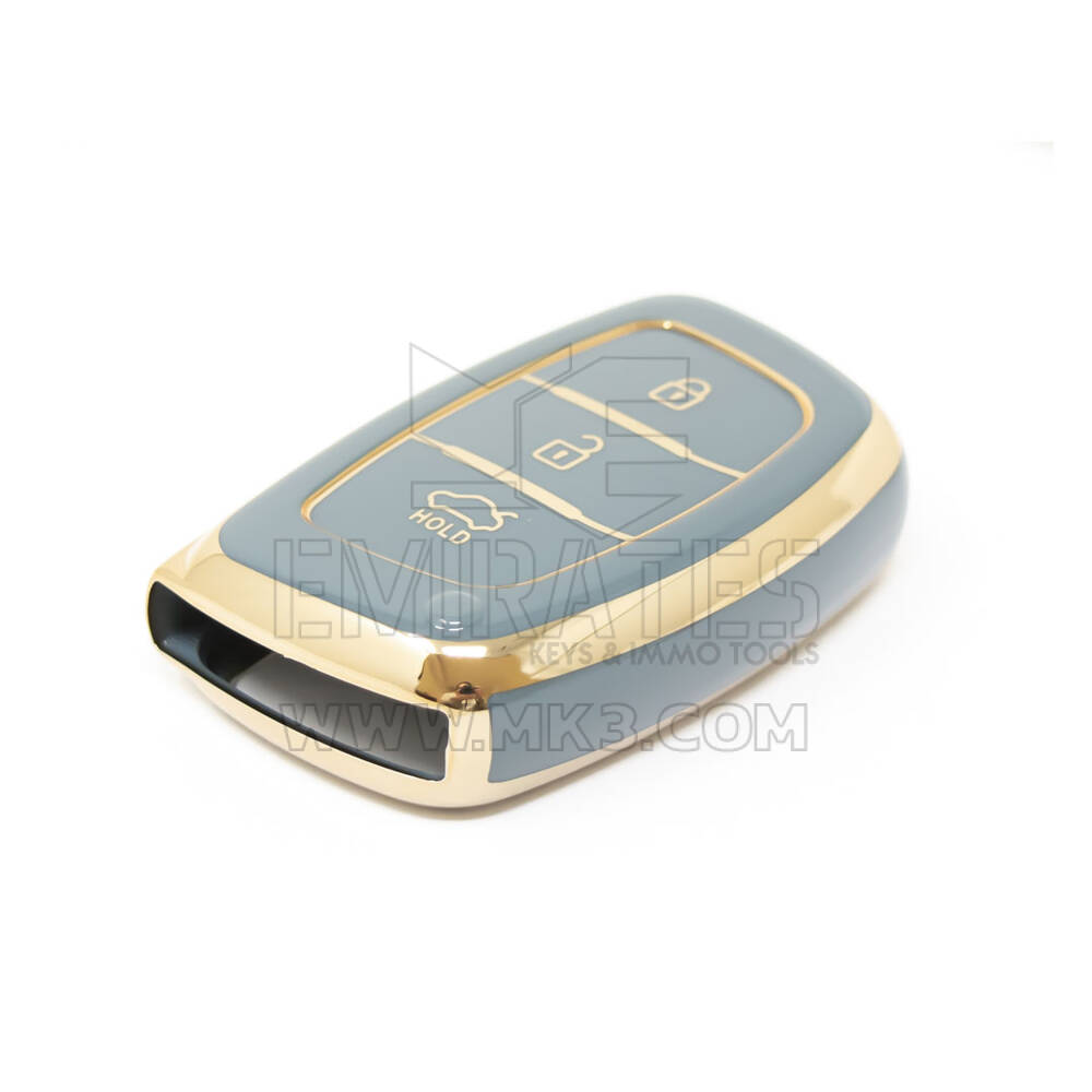 New Aftermarket Nano High Quality Cover For Hyundai Tucson Remote Key 3 Buttons Gray Color HY-A11J3A | Emirates Keys