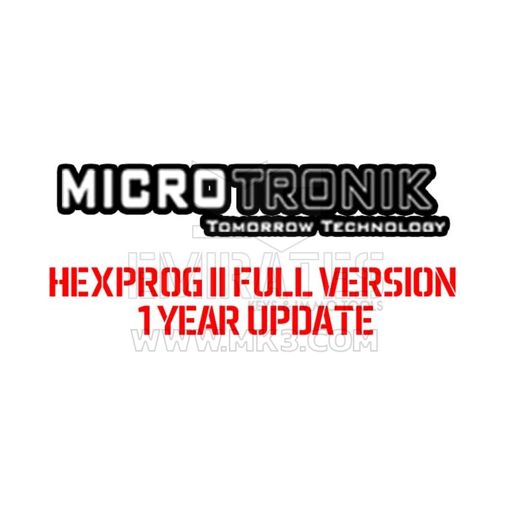Microtronik - HexProg II Versione completa Aggiornamento di 1 anno