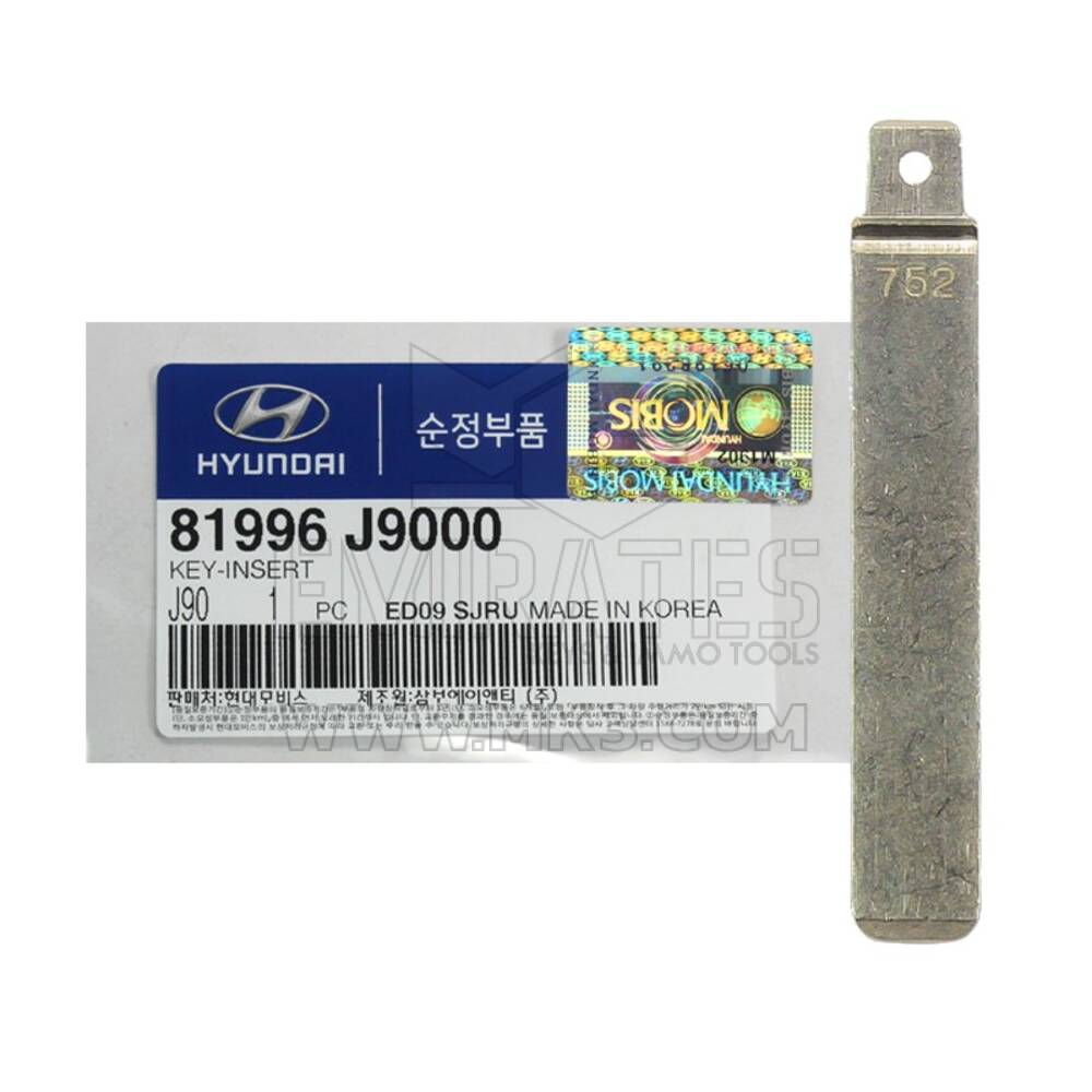 Hyundai Kona 2018 Genuine Flip Remote Key Blade | MK3