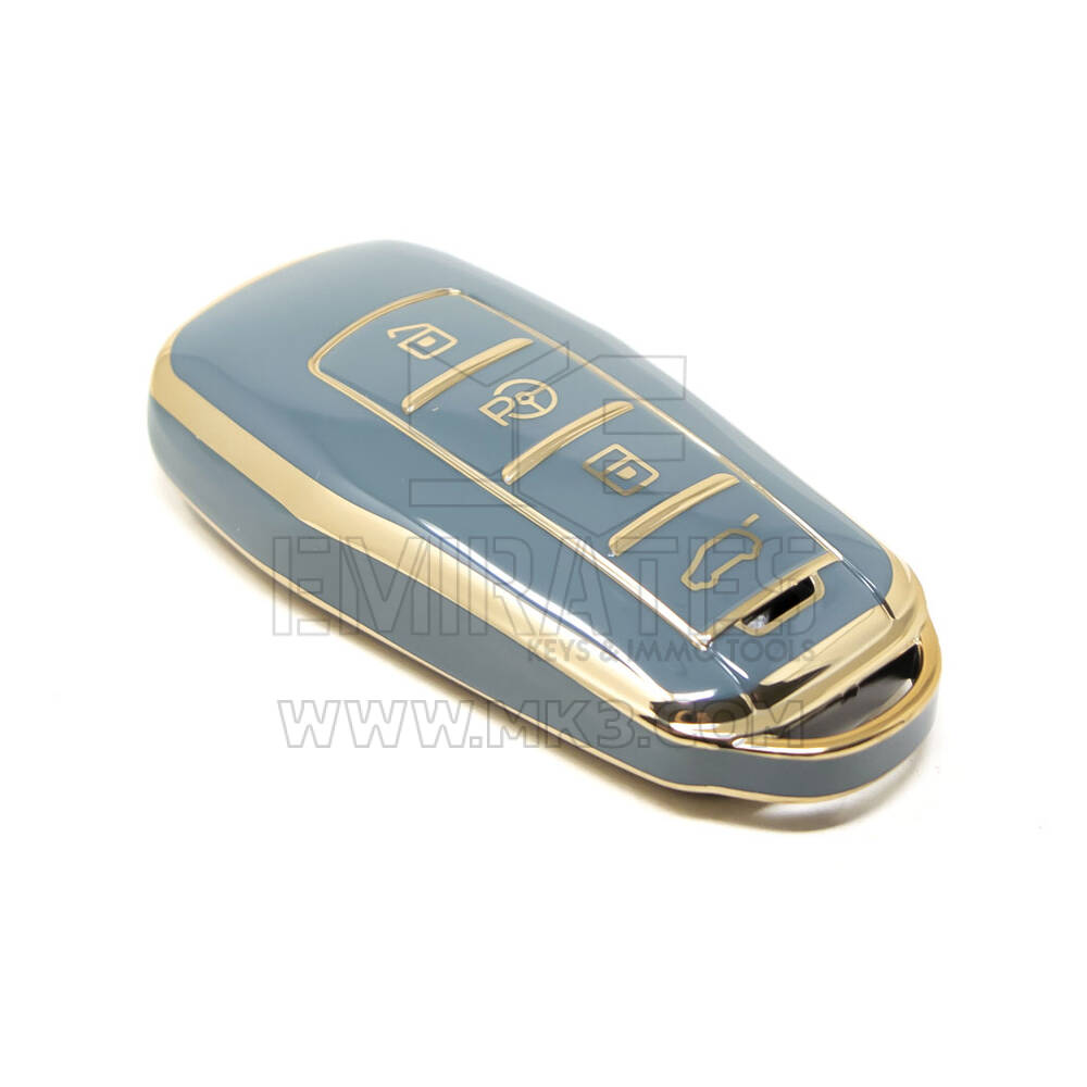 Nueva cubierta Nano de alta calidad del mercado de accesorios para llave remota Xpeng, 4 botones, Color gris XP-A11J | Cayos de los Emiratos