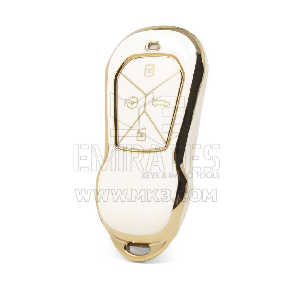 Nano High Quality Cover For Xpeng Remote Key 4 Buttons White Color XP-C11J