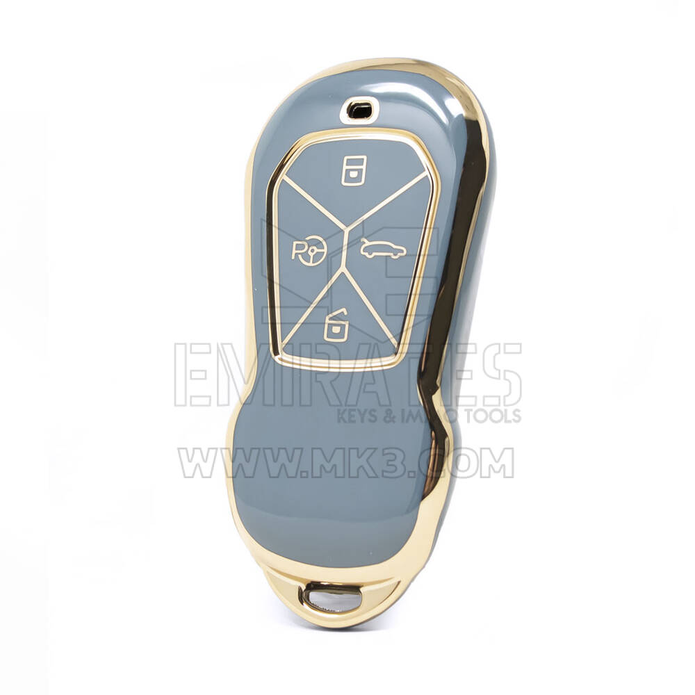 Nano High Quality Cover For Xpeng Remote Key 4 Buttons Gray Color XP-C11J