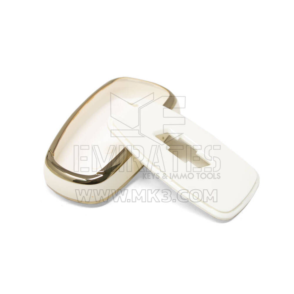 New Aftermarket Nano High Quality Cover For Chevrolet Remote Key 3 Buttons White Color CRL-B11J3A | Emirates Keys