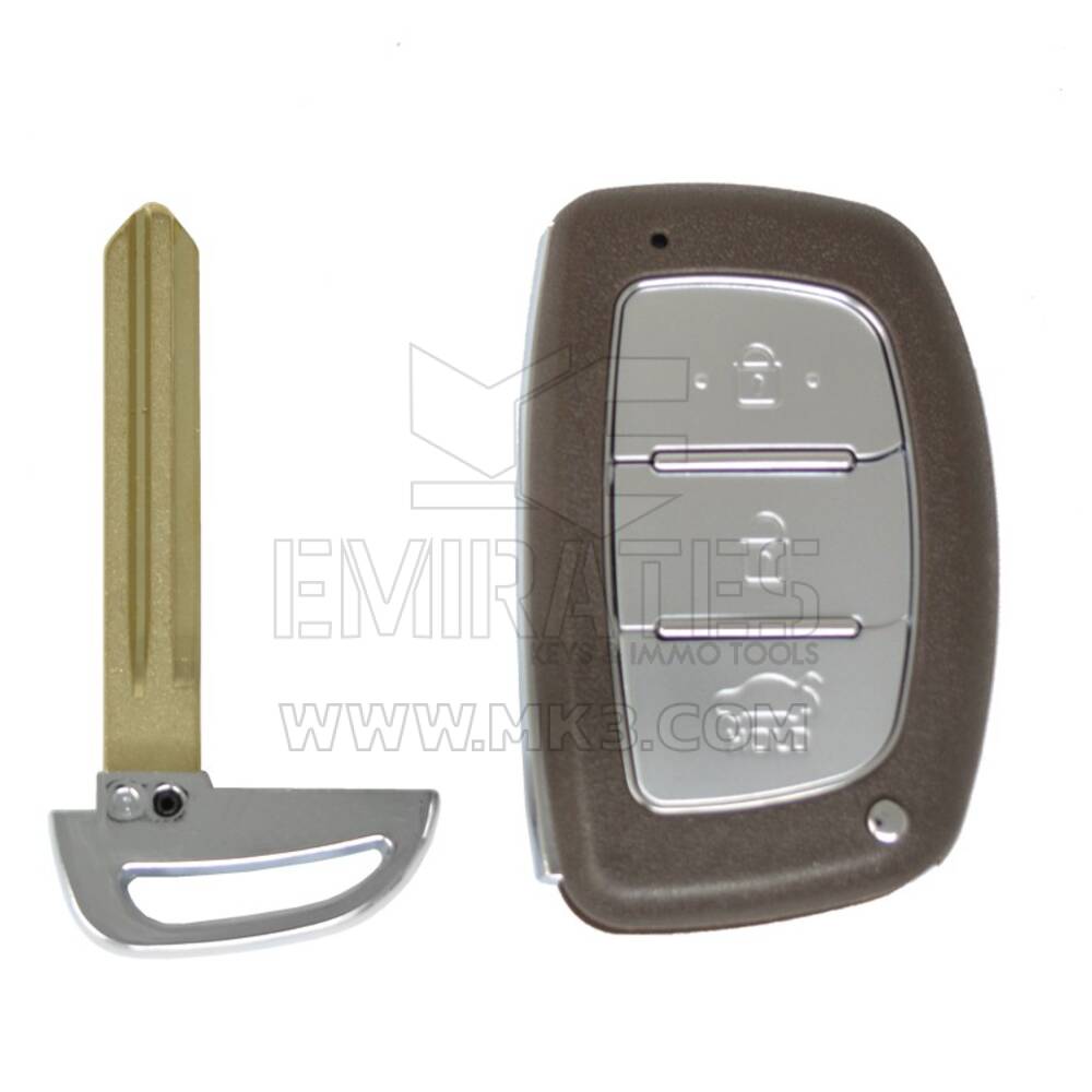 Hyundai Elantra 2015 Smart Remote Key Shell 3 botões HYN14R Blade Alta qualidade / Emirates Keys Capa de chave remota, substituição de conchas de chaveiro a preços baixos