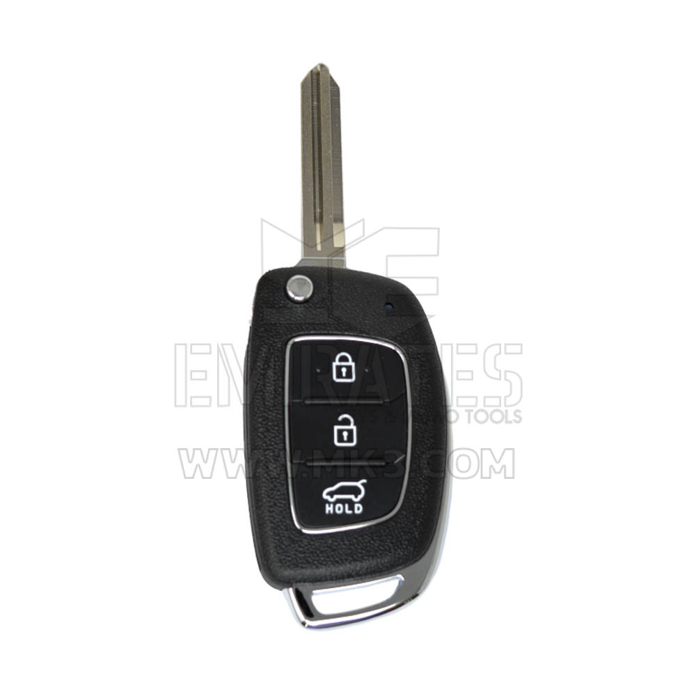 Novo Aftermarket Hyundai 2017 Flip Remote Key Shell 3 Botões HYN14R Alta Qualidade Preço Baixo Encomende Agora | Chaves dos Emirados