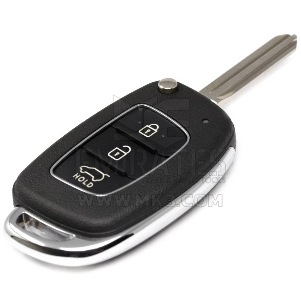 New Aftermarket Hyundai 2017 Flip Remote Key Shell 3 Buttons HYN14R High Quality Low Price Order Now  | Emirates Keys