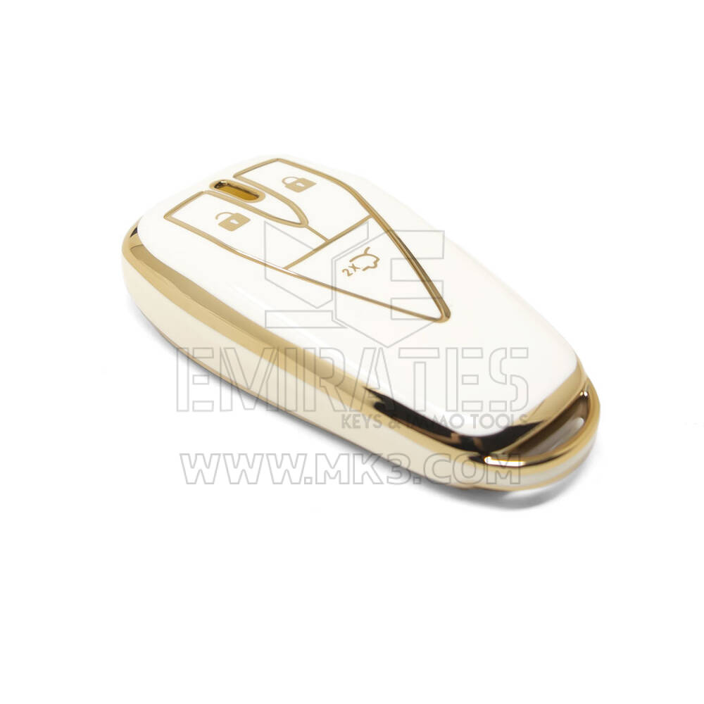 New Aftermarket Nano High Quality Cover For Changan Remote Key 3 Buttons White Color CA-C11J3 | Emirates Keys