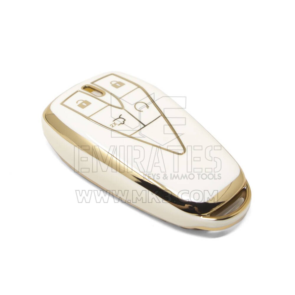 Nuova cover aftermarket Nano di alta qualità per chiave remota Changan 4 pulsanti colore bianco CA-C11J4 | Chiavi degli Emirati