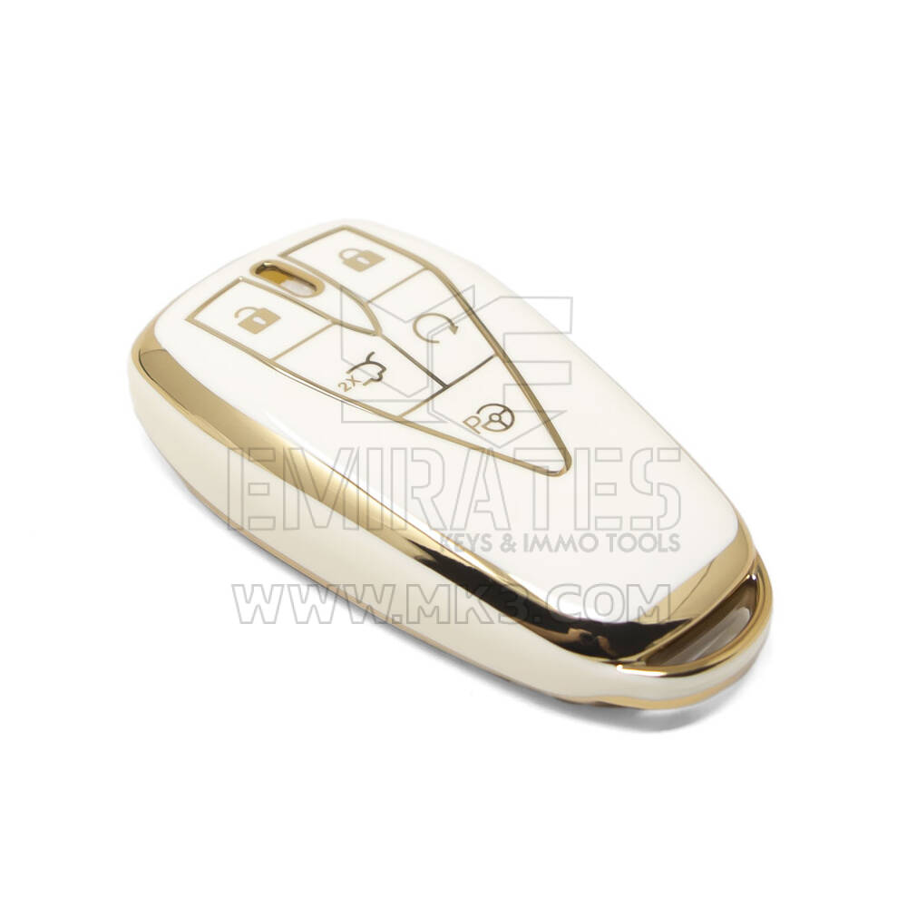 Nuova cover aftermarket Nano di alta qualità per chiave remota Changan 5 pulsanti colore bianco CA-C11J5 | Chiavi degli Emirati