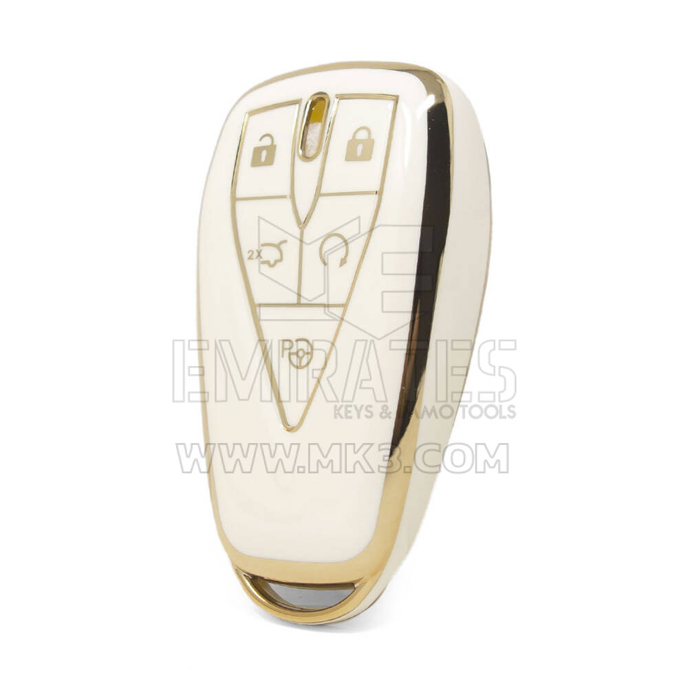 Nano High Quality Cover For Changan Remote Key 5 Buttons White Color CA-C11J5