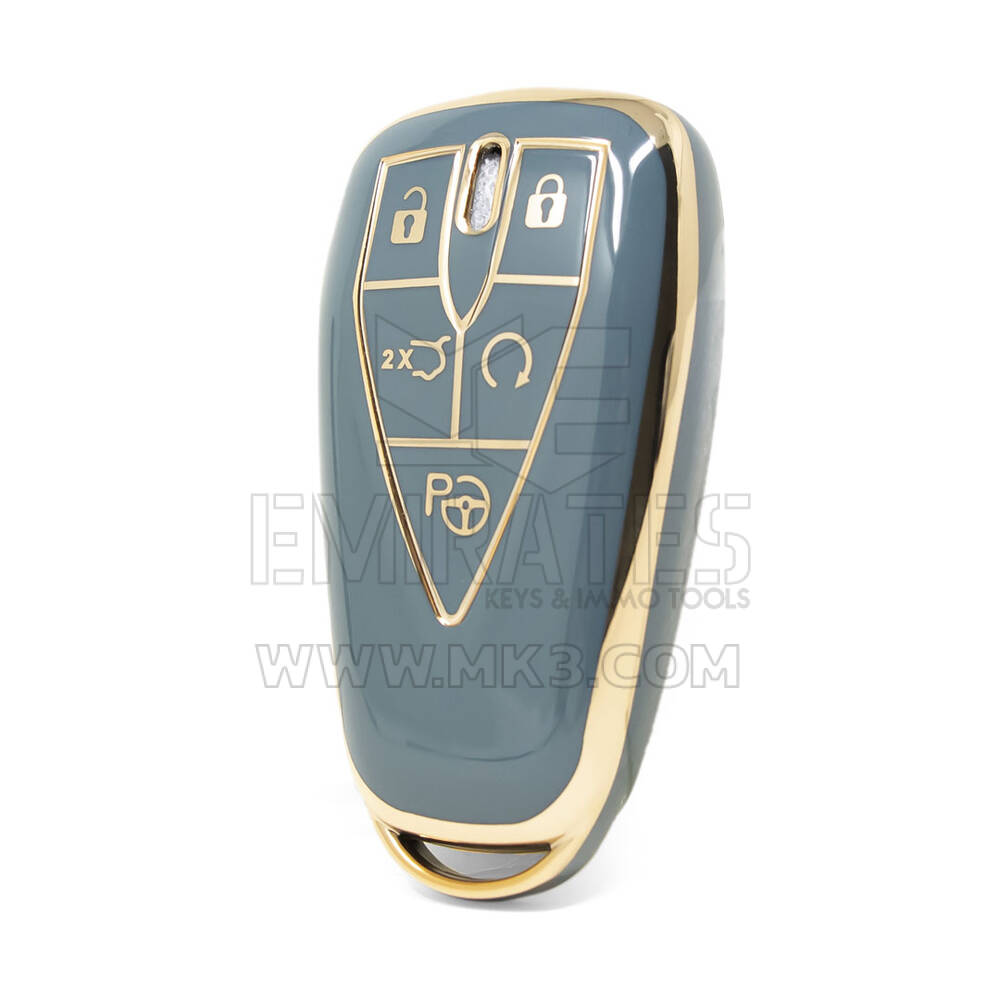 Nano High Quality Cover For Changan Remote Key 5 Buttons Gray Color CA-C11J5