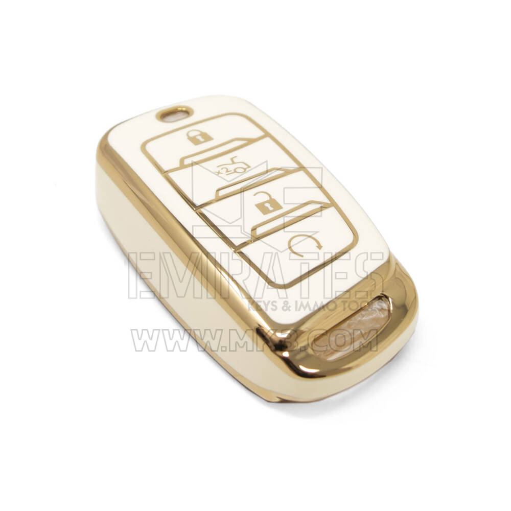 New Aftermarket Nano High Quality Cover For Changan Remote Key 4 Buttons White Color CA-D11J | Emirates Keys