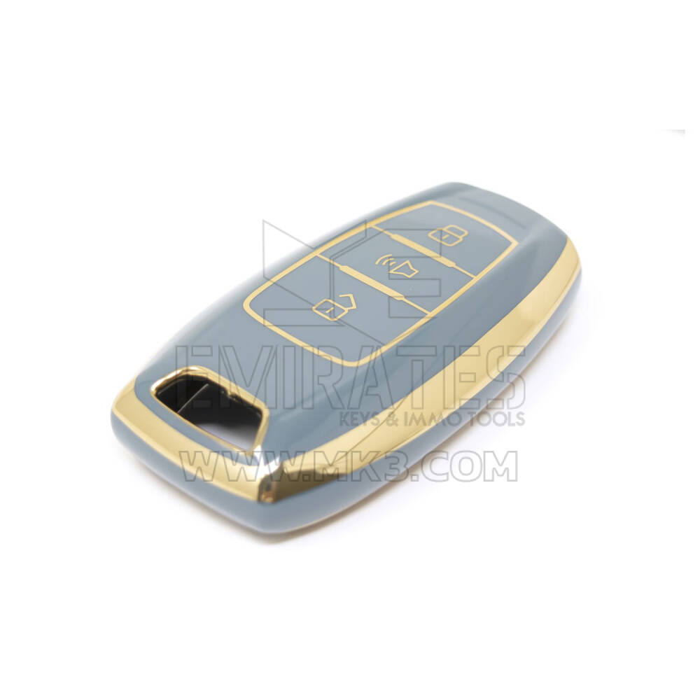 Novo aftermarket nano capa de alta qualidade para chave remota great wall 3 botões cor cinza GW-B11J3 | Chaves dos Emirados