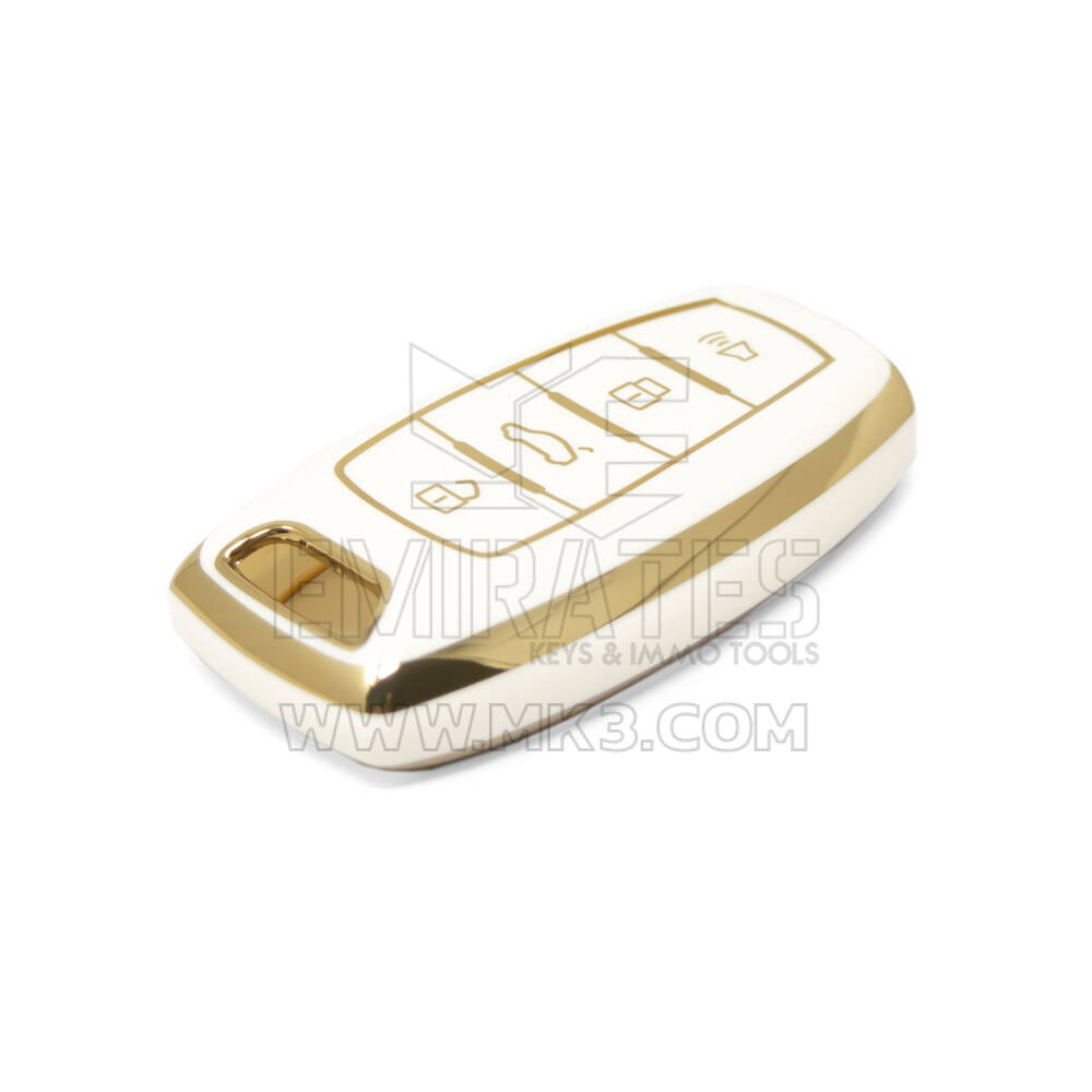 Novo aftermarket nano capa de alta qualidade para chave remota great wall 4 botões cor branca GW-B11J4 | Chaves dos Emirados