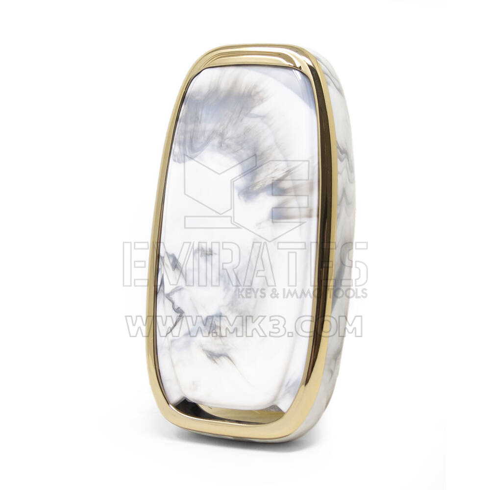 Nano Marble Cover For Audi Remote Key 3B White Audi-A12 J| MK3