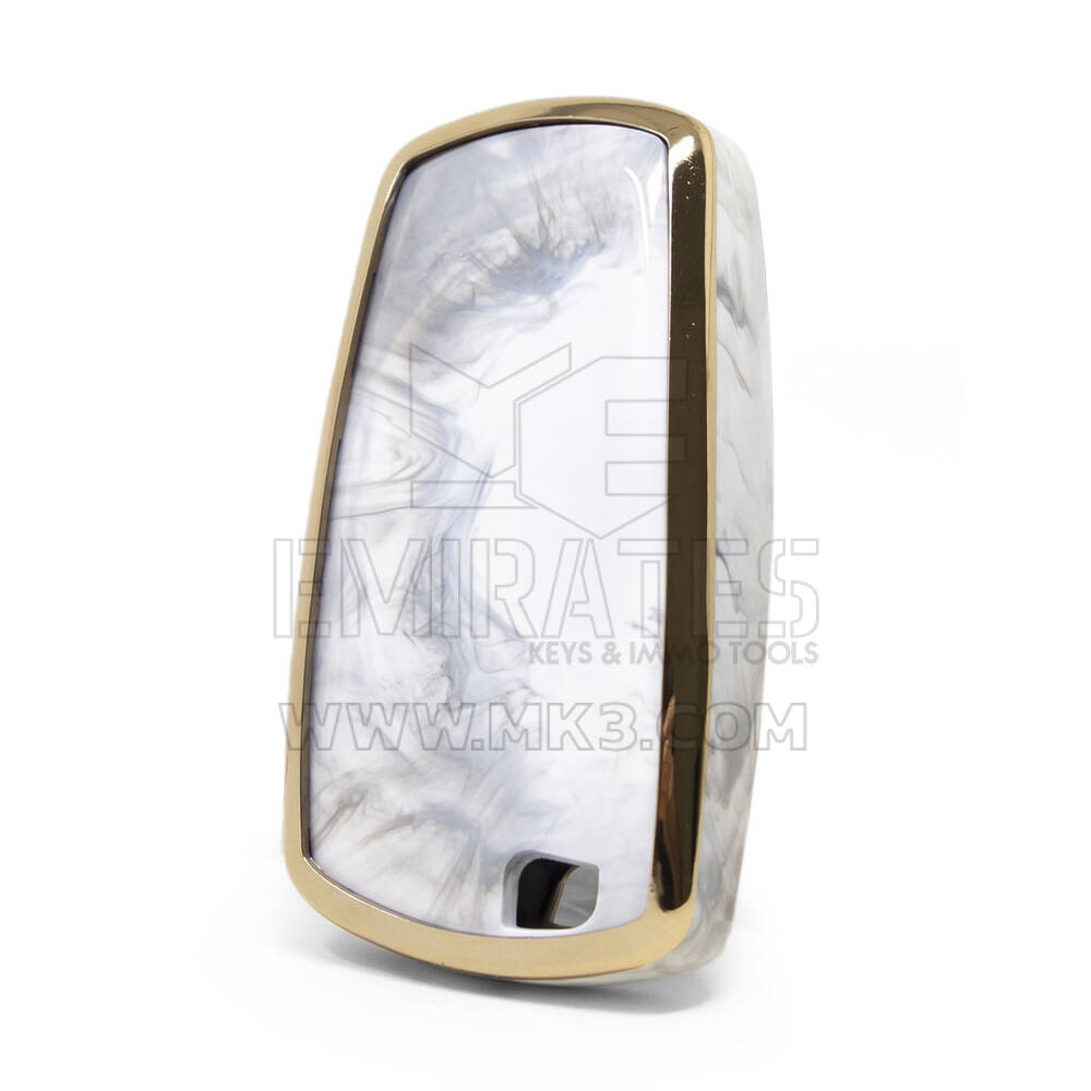 Capa de mármore nano para chave remota BMW 4B branca BMW-A12J | MK3