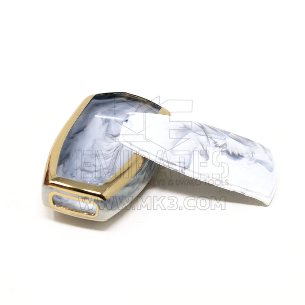 New Aftermarket Nano High Quality Marble Cover For BAIC Remote Key 4 Buttons White Color BQ-A12J | Emirates Keys