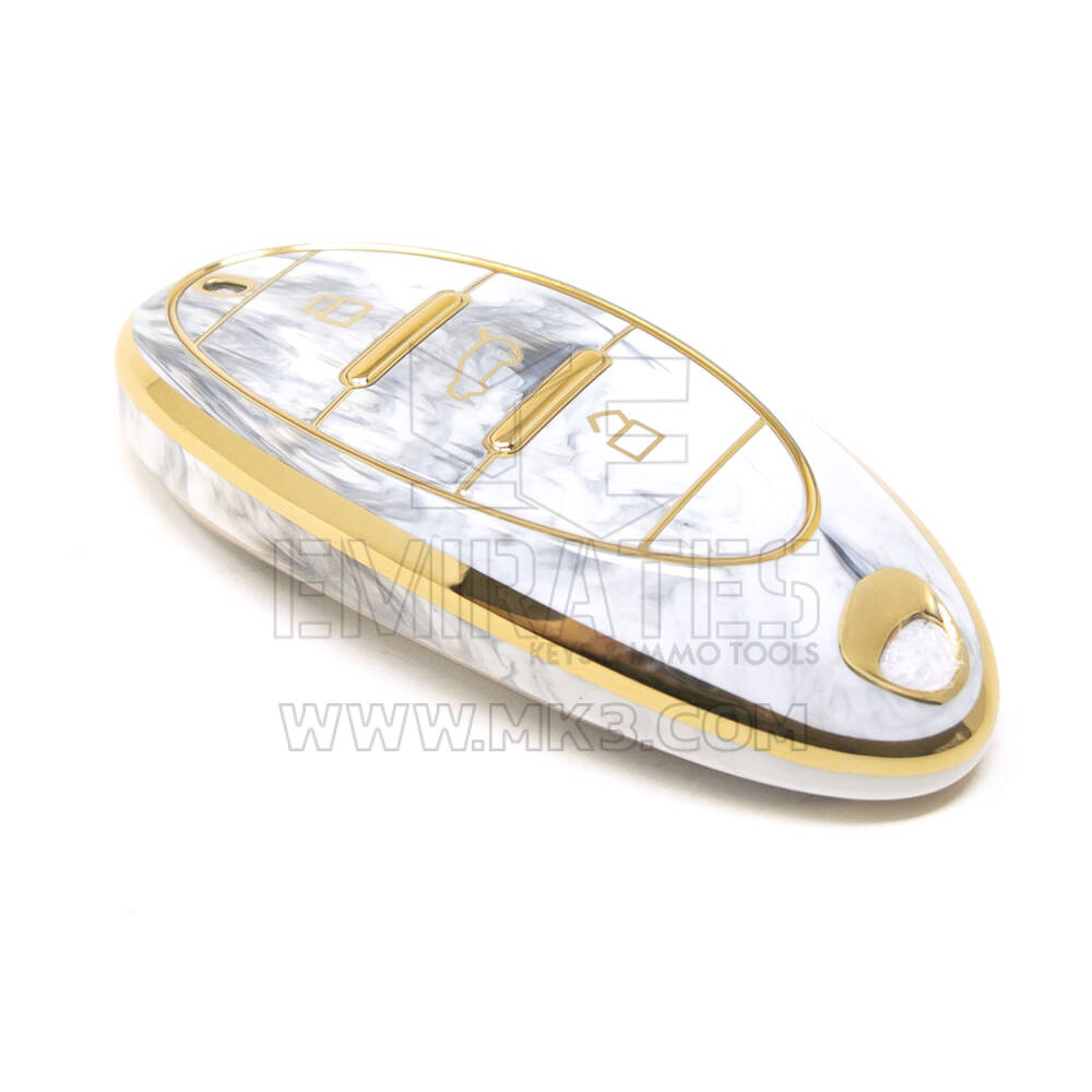 New Aftermarket Nano High Quality Marble Cover For Bestunt Remote Key 3 Buttons White Color BT-A12J | Emirates Keys