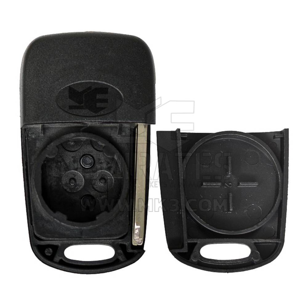 NUEVA carcasa de llave remota Hyundai Flip del mercado de accesorios, 3 botones con botón de maletero sedán, hoja HYN14R, alta calidad, precio bajo | Cayos de los Emiratos