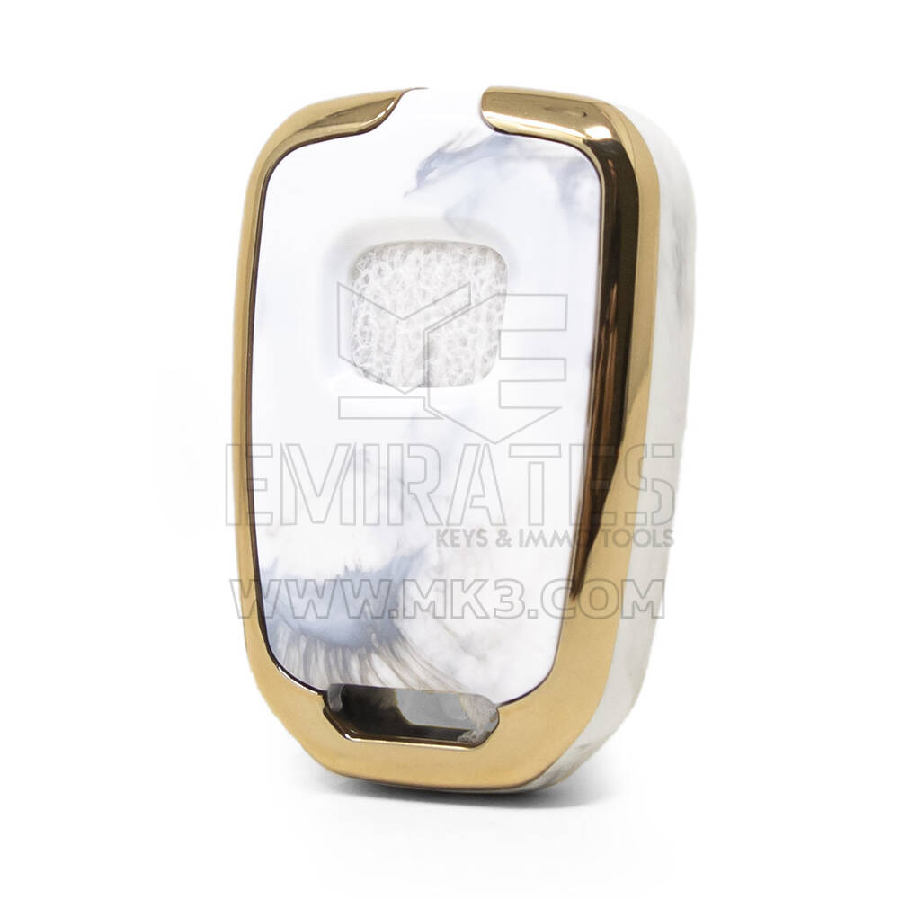 Cubierta Nano Marble para llave remota Honda 2B Blanco HD-D12J2 | MK3