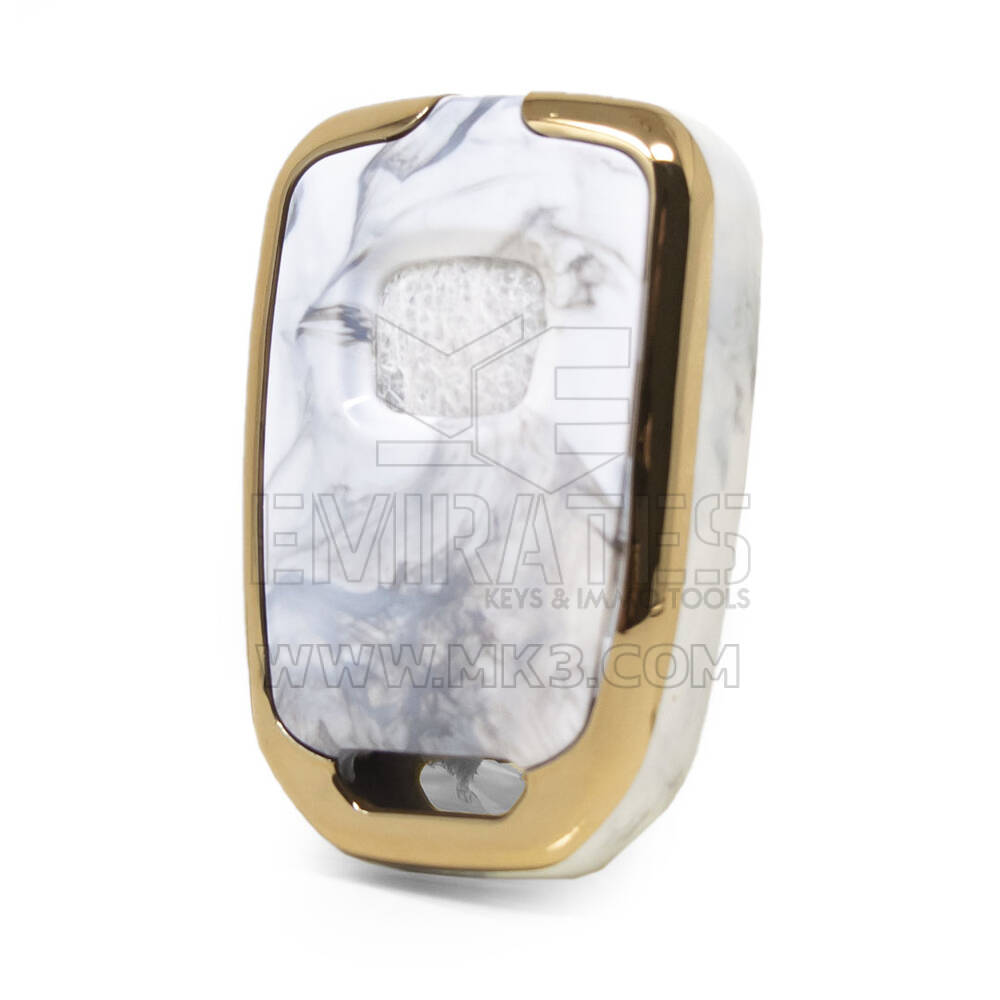 Cover Nano Marble per chiave telecomando Honda 3B bianca HD-D12J3 | MK3