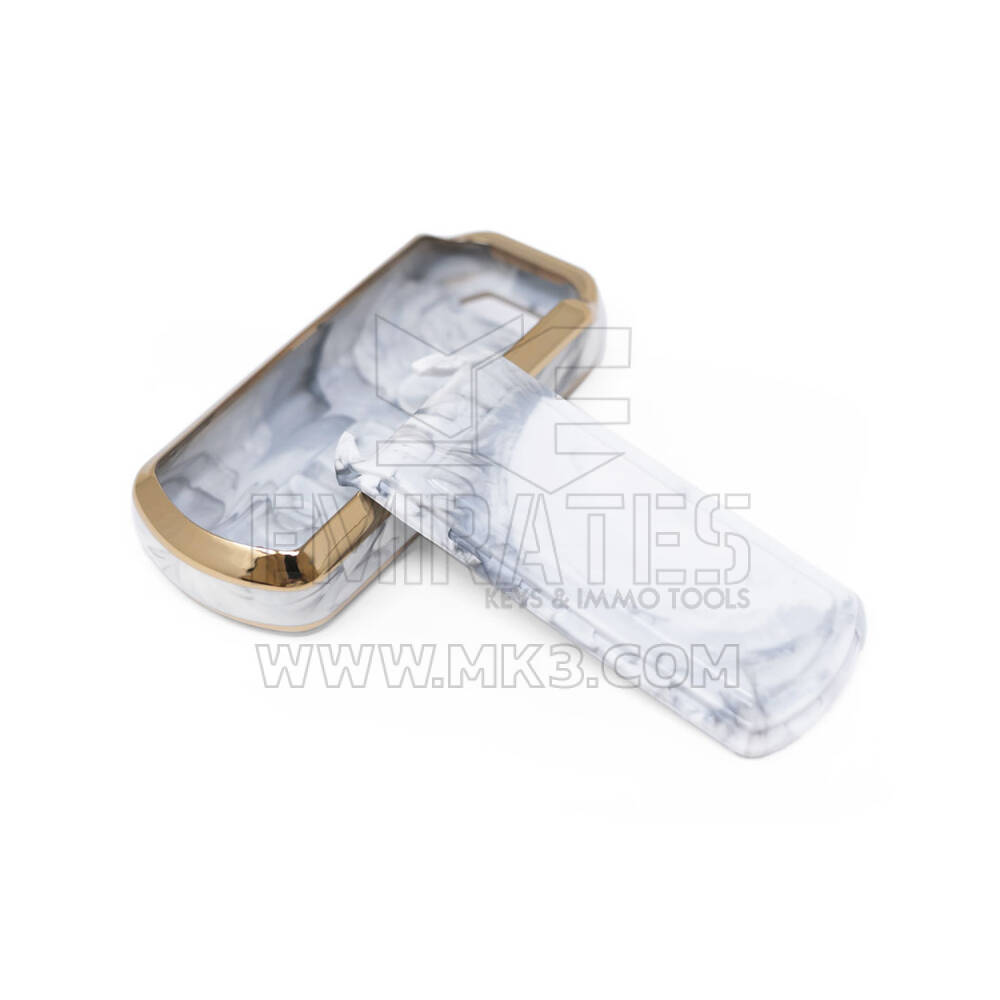 New Aftermarket Nano High Quality Marble Cover For Honda Remote Key 3 Buttons White Color HD-I12J | Emirates Keys
