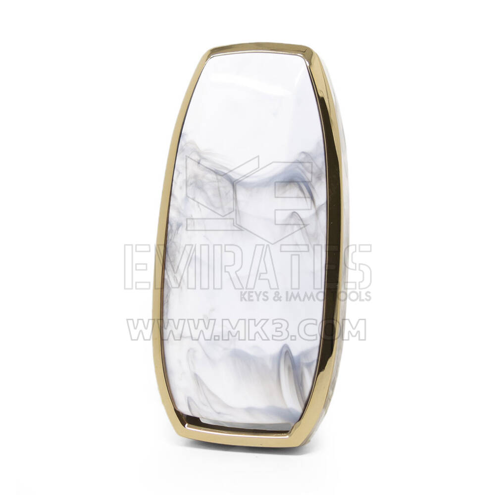 Couvercle en marbre Nano pour clé télécommande BYD 4B blanc BYD-A12J | MK3