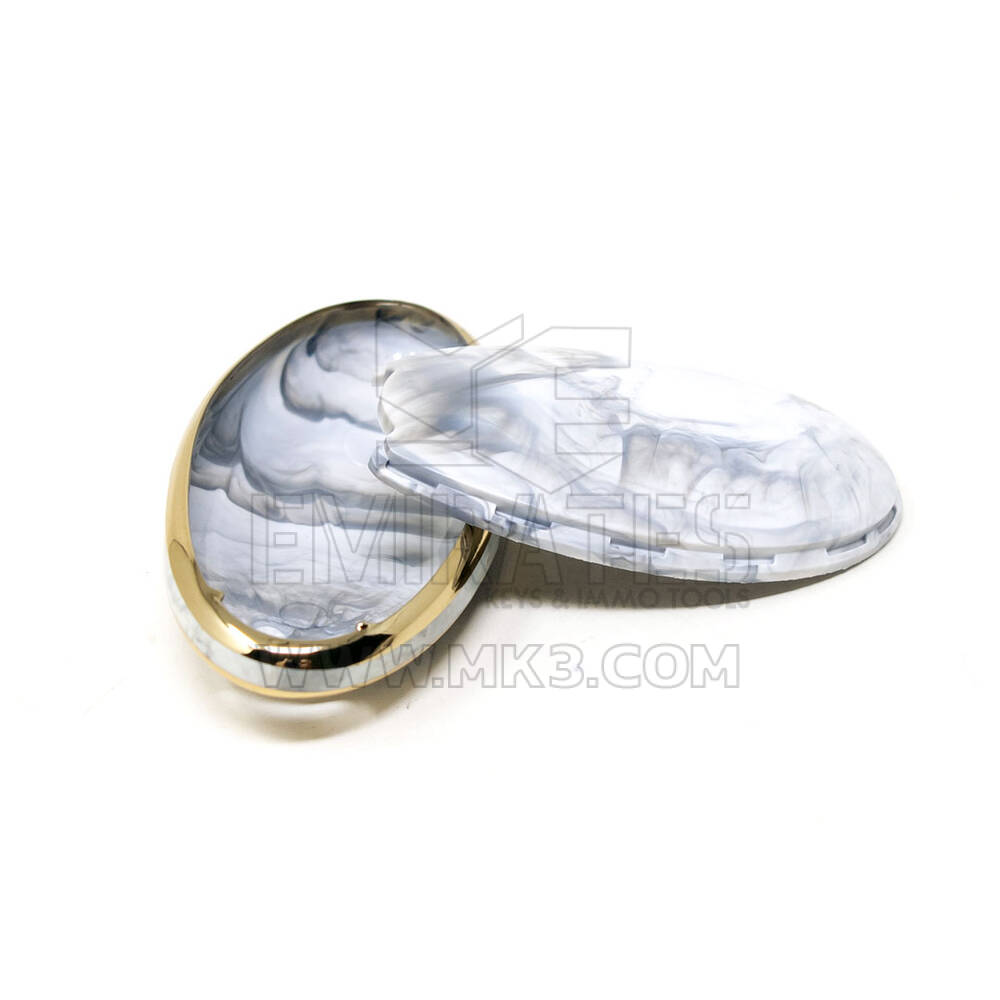 New Aftermarket Nano High Quality Marble Cover For BYD Remote Key 4 Buttons White Color BYD-B12J | Emirates Keys