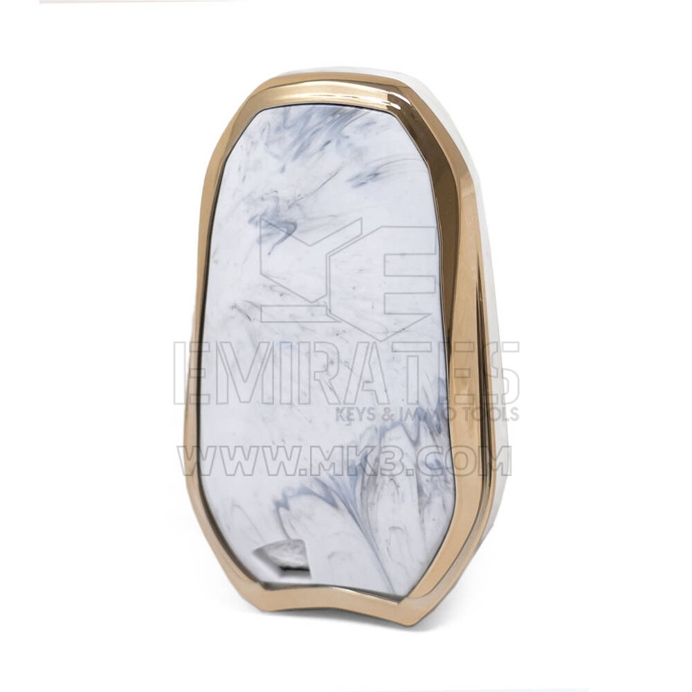 Nano Marble Cover For Peugeot Remote Key 3B White PG-A12J | MK3