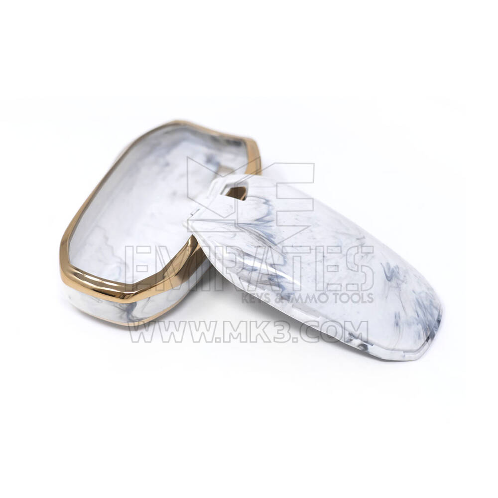 New Aftermarket Nano High Quality Marble Cover For Peugeot Remote Key 3 Buttons White Color PG-A12J | Emirates Keys