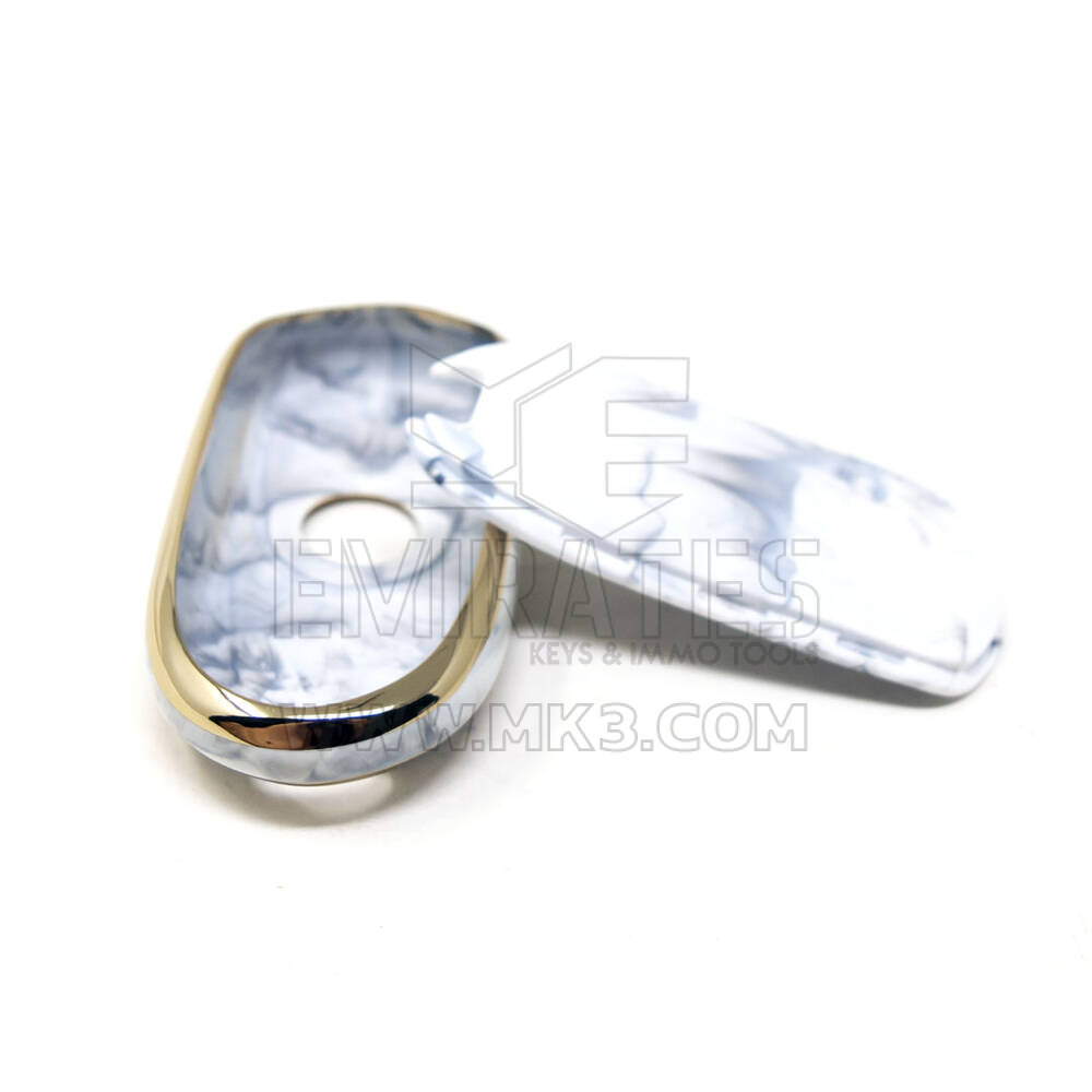 New Aftermarket Nano High Quality Marble Cover For Buick Remote Key 5 Buttons White Color BK-A12J5 | Emirates Keys