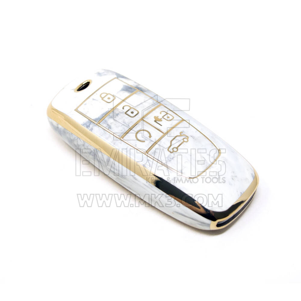 New Aftermarket Nano High Quality Marble Cover For Trumpchi Remote Key 5 Buttons White Color CQ-B12J | Emirates Keys