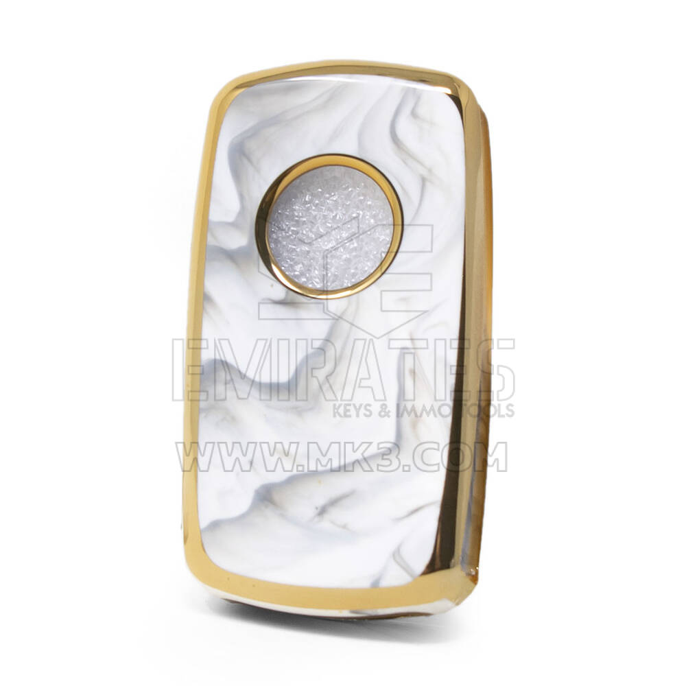 Nano Marble Cover For VW Flip Remote Key 3B White VW-A12J | MK3