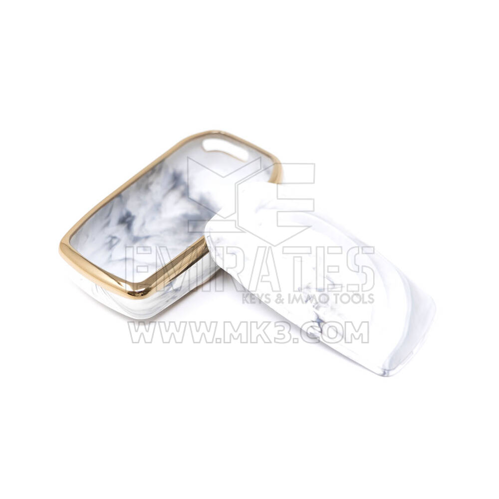 New Aftermarket Nano High Quality Marble Cover For Toyota Remote Key 2 Buttons White Color TYT-A12J2H | Emirates Keys