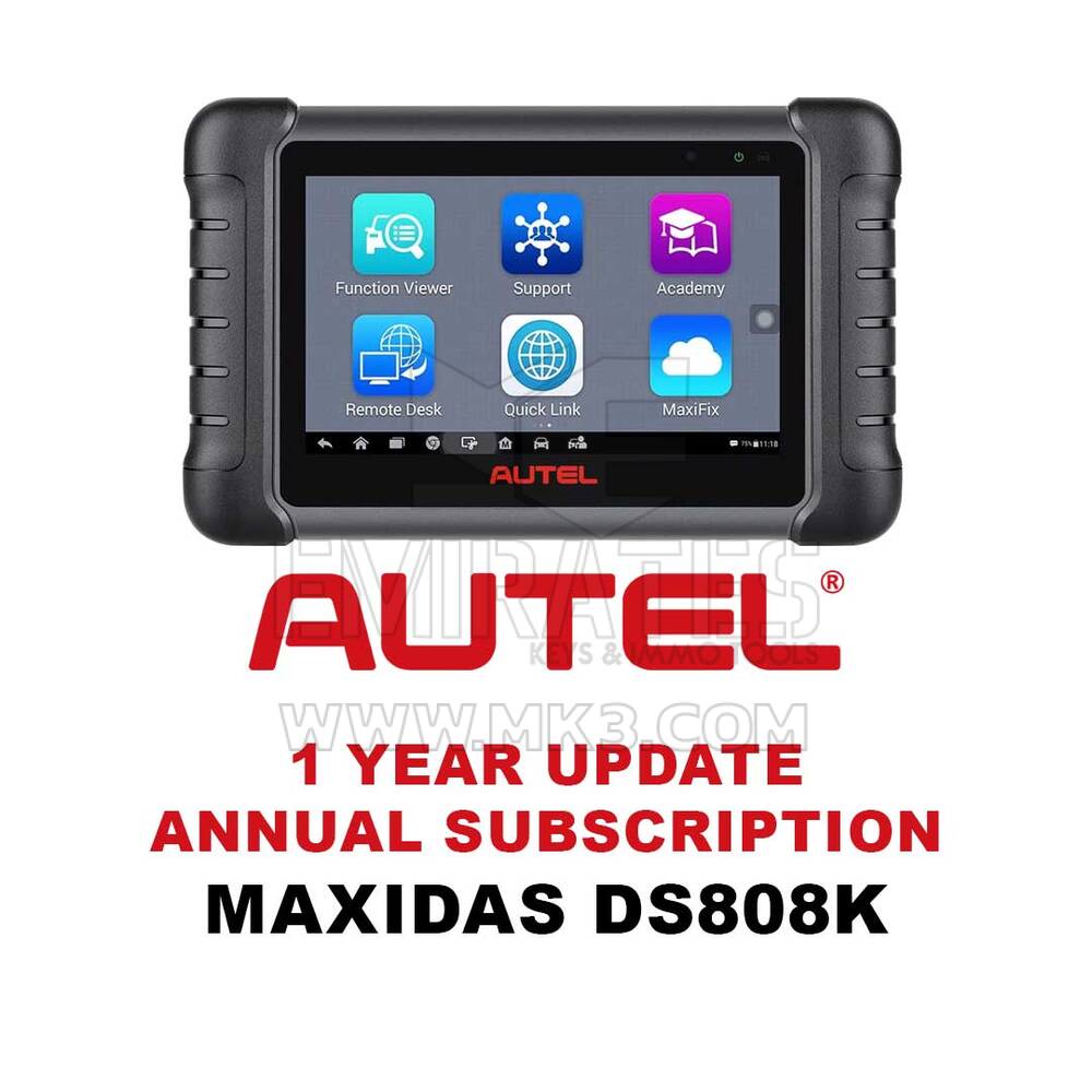 Autel MaxiDAS DS808K 1 yıllık Abonelik Güncellemesi
