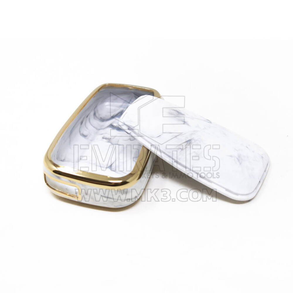 New Aftermarket Nano High Quality Marble Cover For Toyota Remote Key 2 Buttons White Color TYT-B12J2 | Emirates Keys