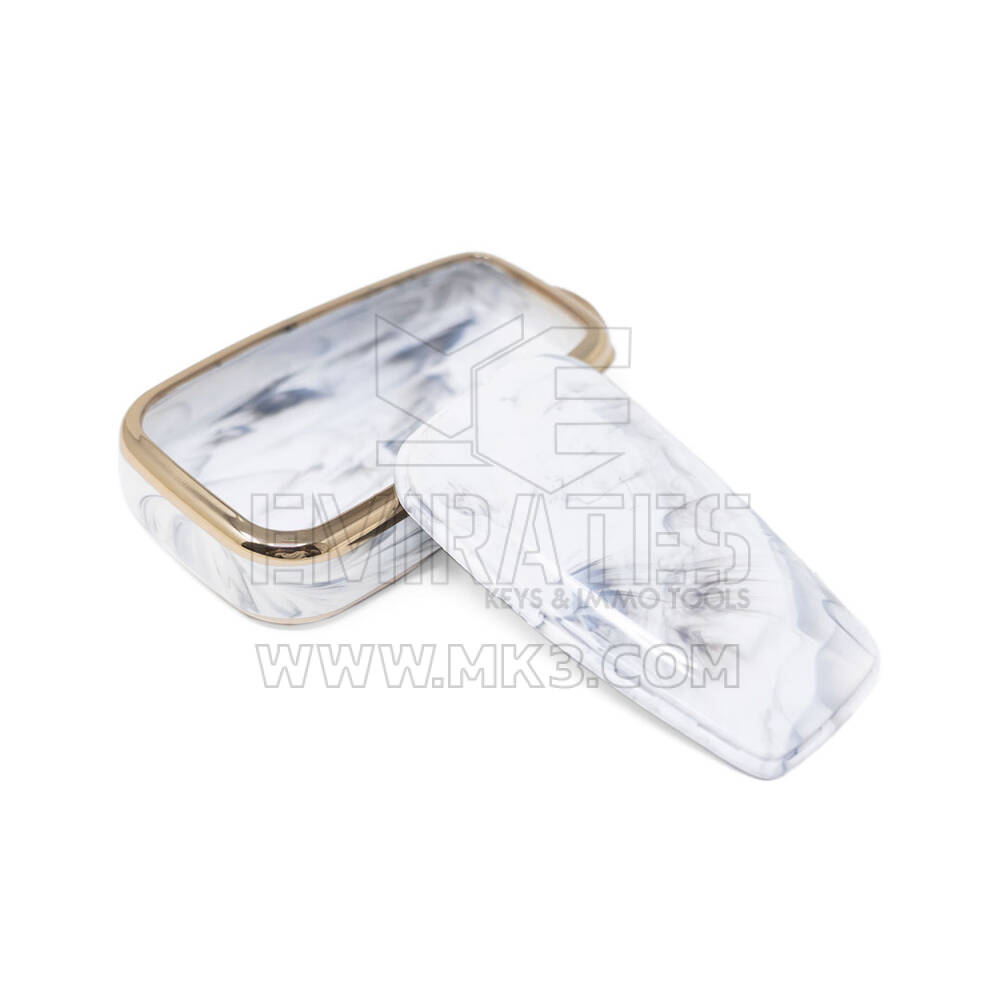 New Aftermarket Nano High Quality Marble Cover For Toyota Remote Key 3 Buttons White Color TYT-B12J3 | Emirates Keys
