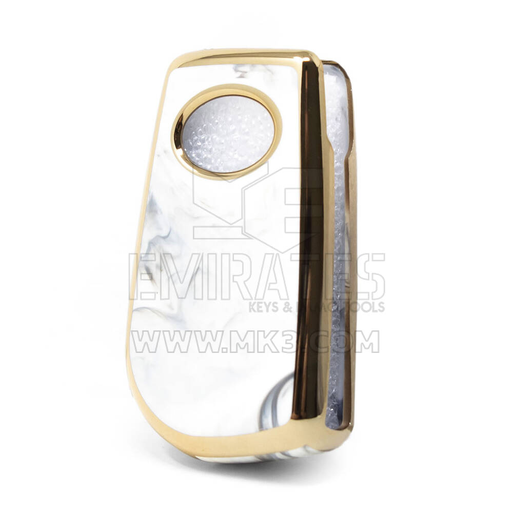 Nano Marble Cover Toyota Flip Remote Key 4B White TYT-C12J4 | MK3