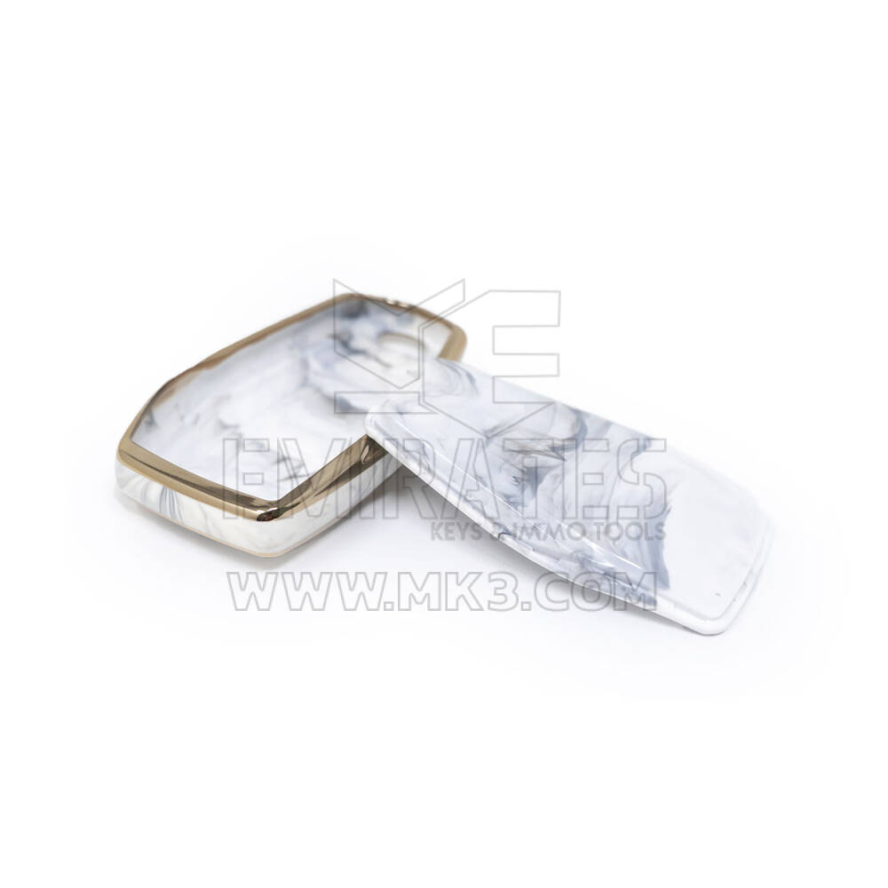 New Aftermarket Nano High Quality Marble Cover For Geely Remote Key 4 Buttons White Color GL-B12J4A | Emirates Keys