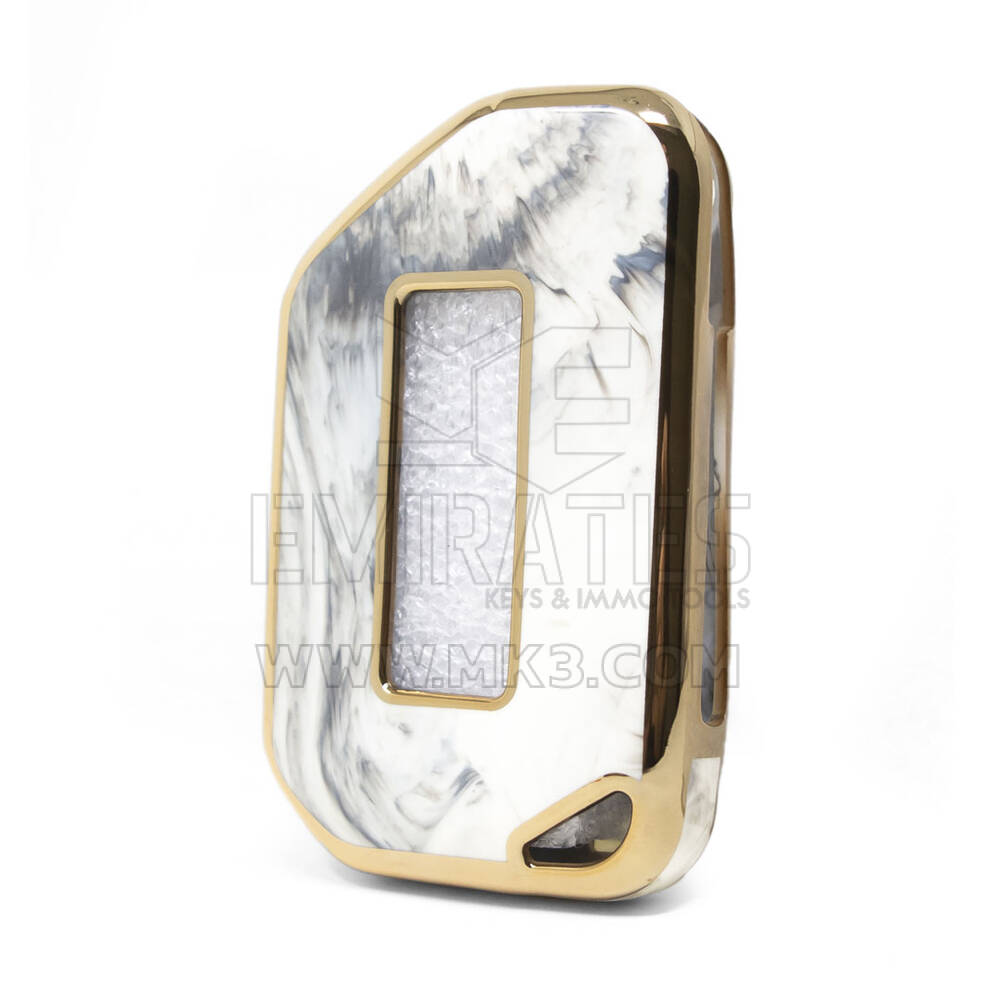 Capa Nano Mármore Jeep Flip Chave Remota 4B Branca Jeep-C12J | MK3