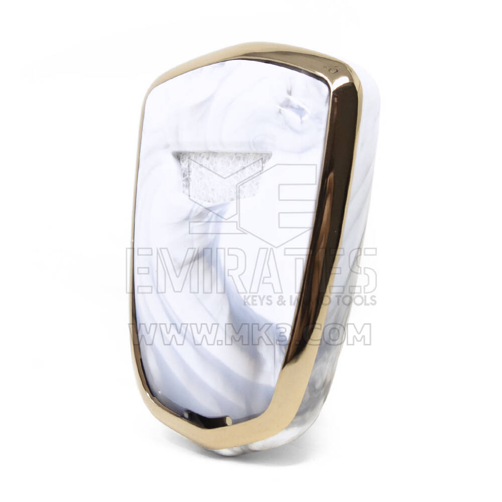 Нано-мраморная крышка Дистанционный ключ Cadillac 4B Белый CDLC-A12J4 | МК3