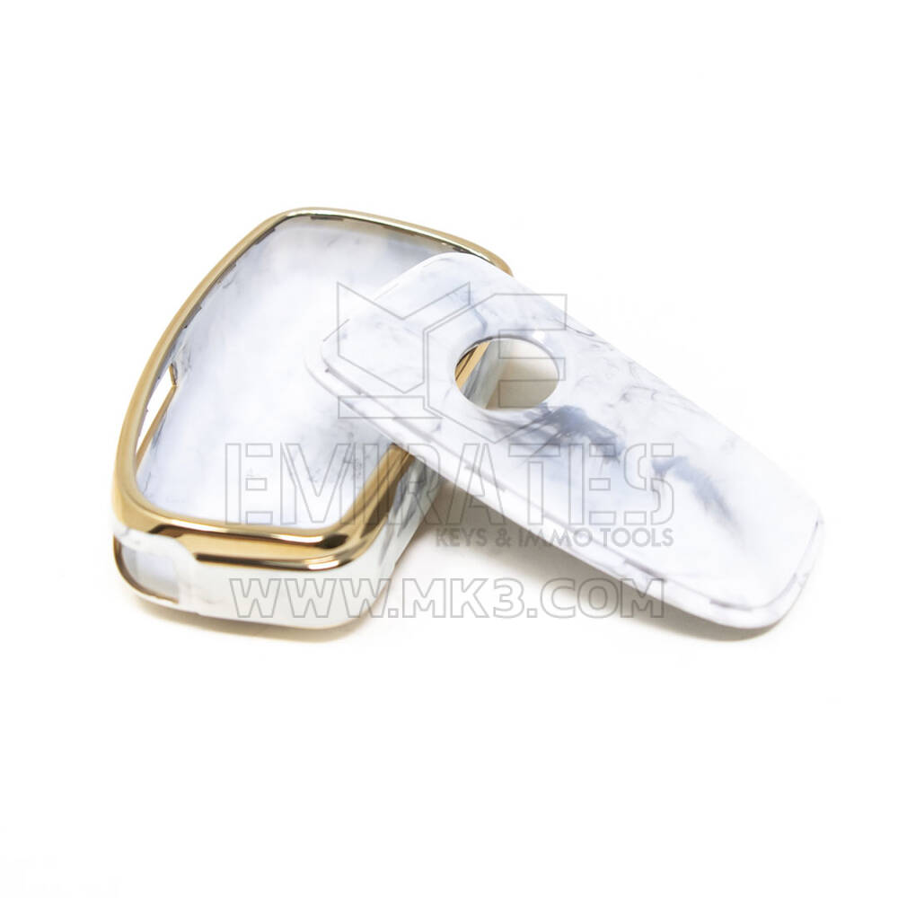 New Aftermarket Nano High Quality Marble Cover For Lexus Remote Key 3 Buttons White Color LXS-A12J3 | Emirates Keys