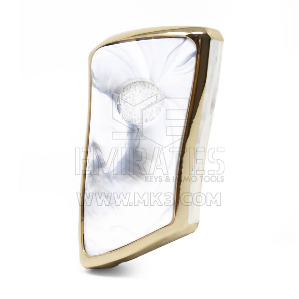 Capa de mármore nano para chave remota Lexus 3B branca LXS-B12J3 | MK3