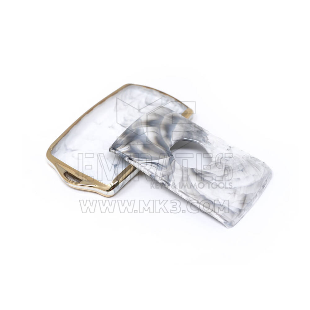 New Aftermarket Nano High Quality Marble Cover For Renault Remote Key 4 Buttons White Color RN-A12J | Emirates Keys